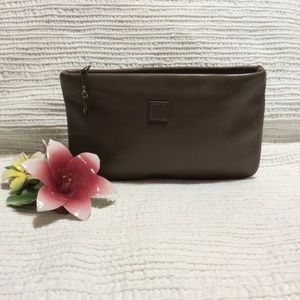 Leather Line Clutch